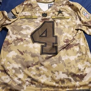Dallas Cowboys Camo Jersey